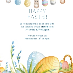 Opening hours for Easter 2026: